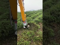 Akcesoria do koparek Hydrauliczne cięcie drewna, obcinanie gałęzi, czysta szczotka