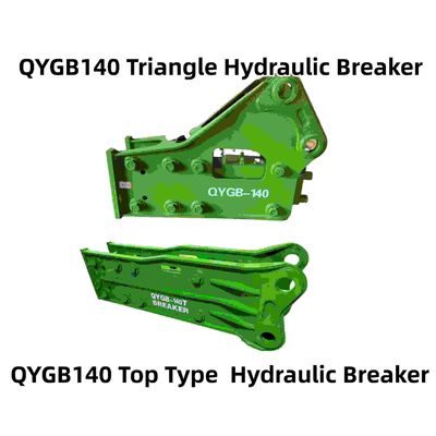 Trójkąt / Top Typ Hydrauliczny Hammer QYGB140 140 Chisel Suit 19-26 Ton