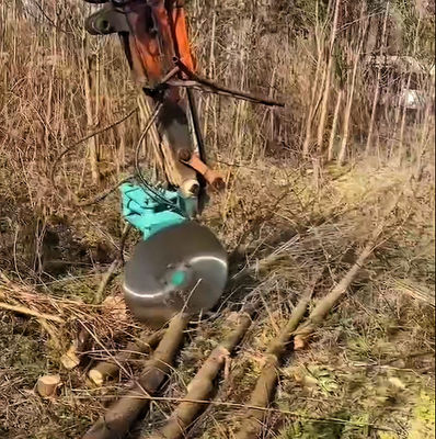 Akcesoria do koparek Hydrauliczne cięcie drewna, obcinanie gałęzi, czysta szczotka