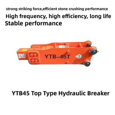 YTB45 Top Typ Hydraulic Breaker 45 Chisel Suit 1.2-3.0 Tons Excavator