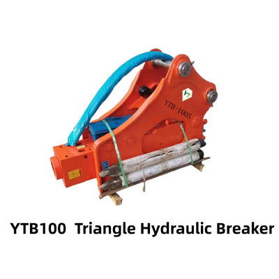 YTB100 Hydraulic Breaker Hammer Side Typ Trójkąta Typ 100 Chisel dla 10-16 ton