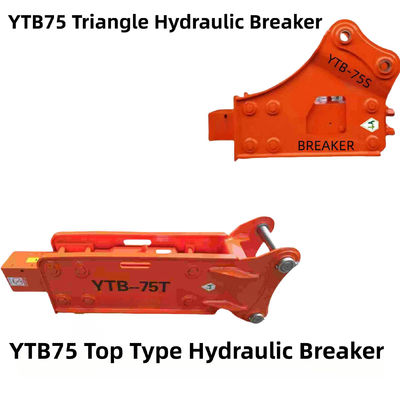 YTB75 Top Typ / Trójkąt Hydraulic Breaker 75 Chisel dla grabiarki o masie 6-8 ton
