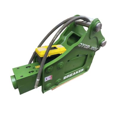 Trójkąt Hydraulic Breaker Hammer QYGB100 100MM Chisel dla koparki o masie 10-16 ton
