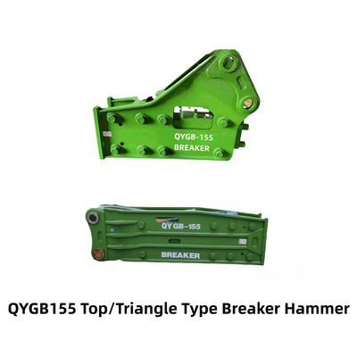 QYGB155 Top Typ / Trójkąt Hydraulic Breaker Hammer dla koparki